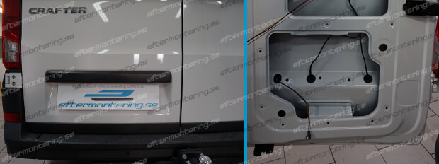 Installera backkamera Volkswagen Crafter SZ / SY